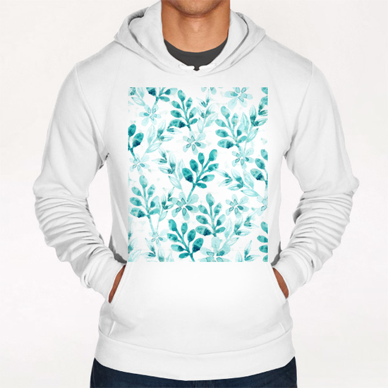 Watercolor Floral X 0.9 Hoodie by Amir Faysal