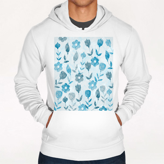 LOVELY FLORAL PATTERN X 0.8 Hoodie by Amir Faysal