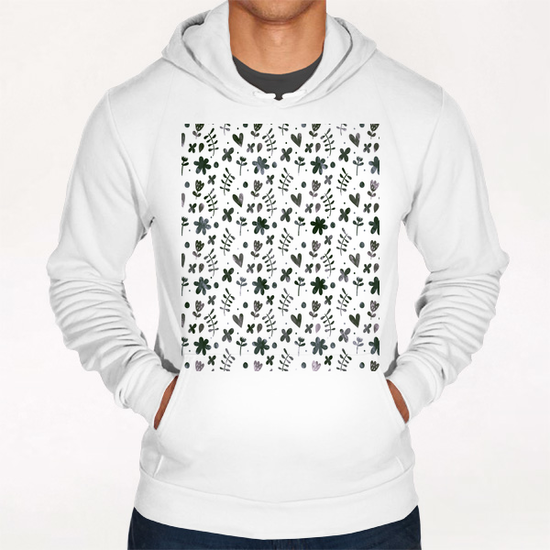 LOVELY FLORAL PATTERN X 0.3 Hoodie by Amir Faysal