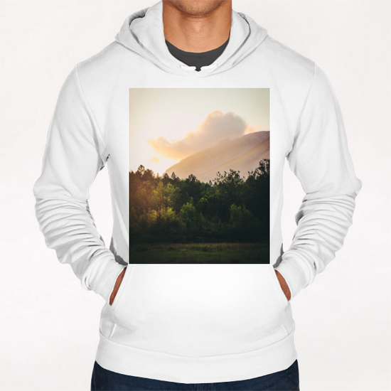 Mountains in the background IX Hoodie by Salvatore Russolillo