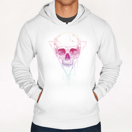 Skull in triangle Hoodie by Balazs Solti