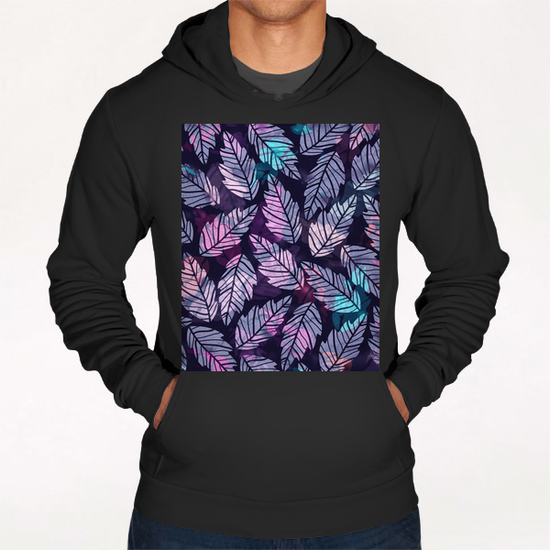 Watercolor Floral X 0.4 Hoodie by Amir Faysal