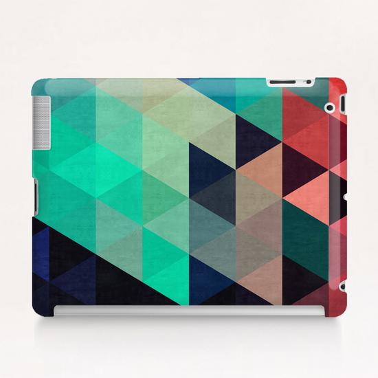 Pattern cosmic triangles I Tablet Case by Vitor Costa