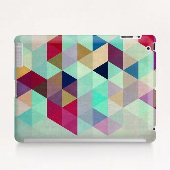 Pattern cosmic triangles II Tablet Case by Vitor Costa