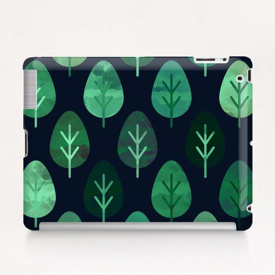 Watercolor Forest Pattern Tablet Case by Amir Faysal
