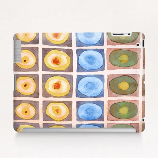 . Secured Luminous Circles  Tablet Case by Heidi Capitaine