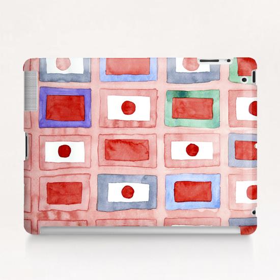 Japanese Flags Pattern Tablet Case by Heidi Capitaine