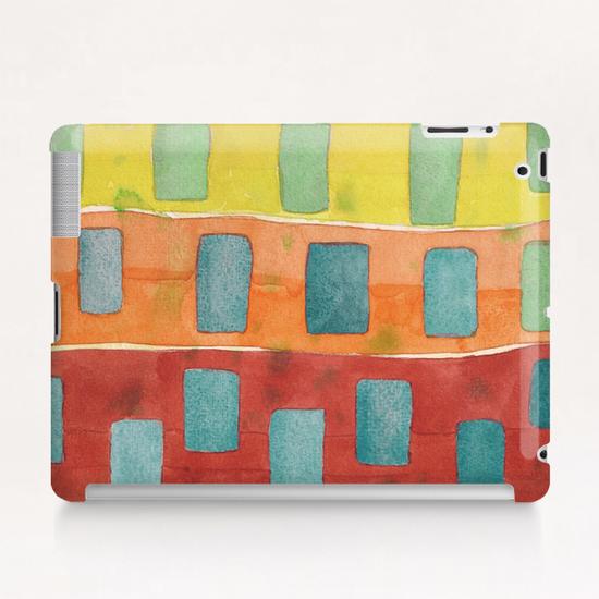 Placed in a Red Orange Yellow Field Tablet Case by Heidi Capitaine