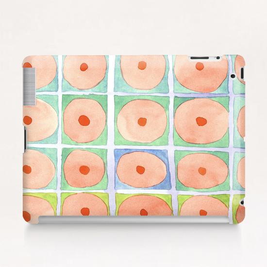 Simple Pink Circles Pattern  Tablet Case by Heidi Capitaine