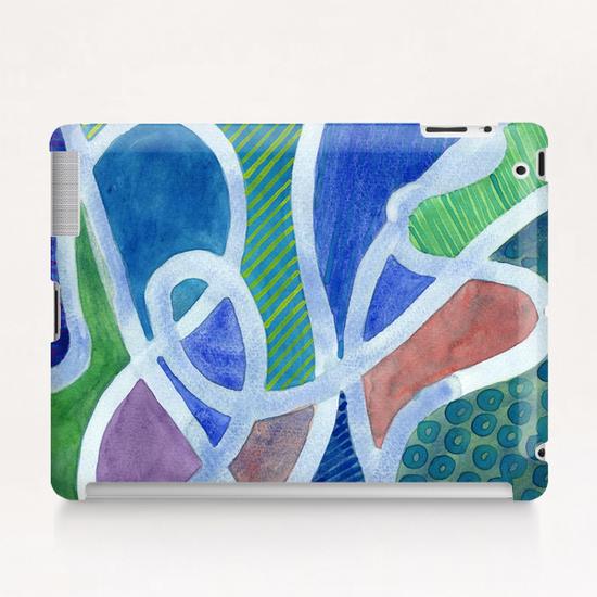 Curved Paths Tablet Case by Heidi Capitaine