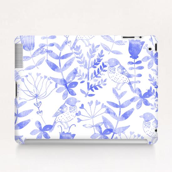 ABSTRACT FLORAL AND BIRDS X 0.2 Tablet Case by Amir Faysal