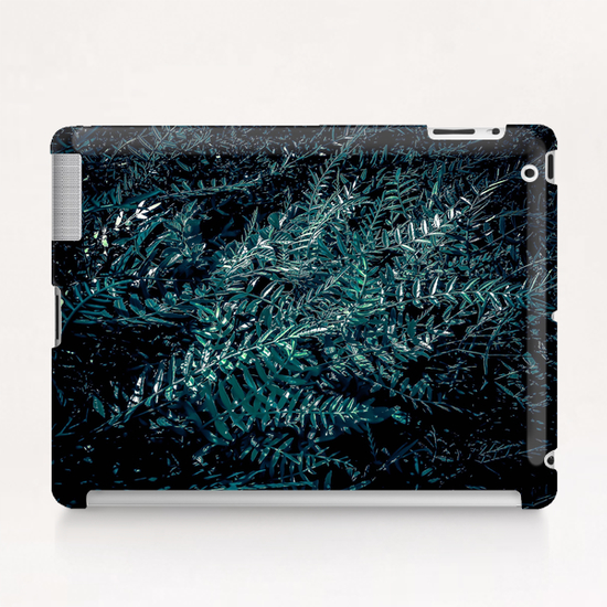 green leaves texture abstract background Tablet Case by Timmy333