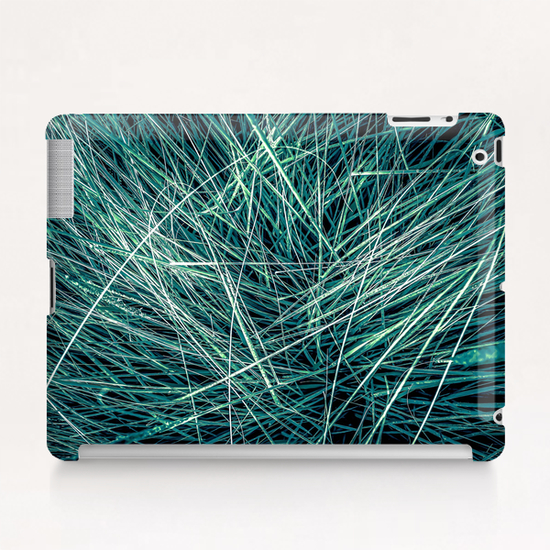 green grass texture abstract background Tablet Case by Timmy333