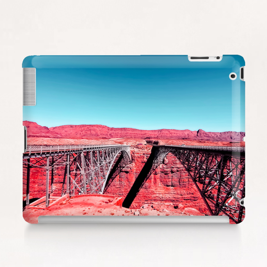 bridge in the desert with blue sky in the USA Tablet Case by Timmy333