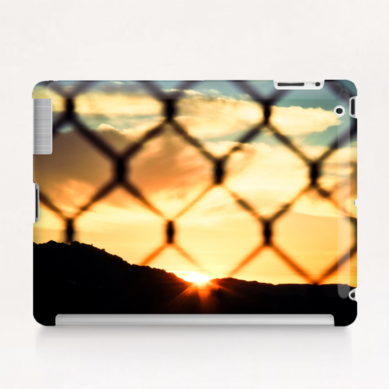 sunset with cloudy sky Tablet Case by Timmy333