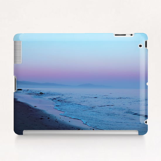 vintage sunset sky at the beach Tablet Case by Timmy333