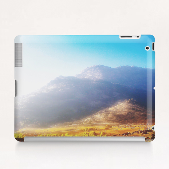 mountain with strong summer sunlight and blue sky Tablet Case by Timmy333