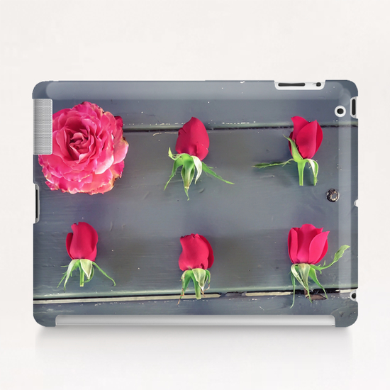 red roses and pink rose on the table Tablet Case by Timmy333