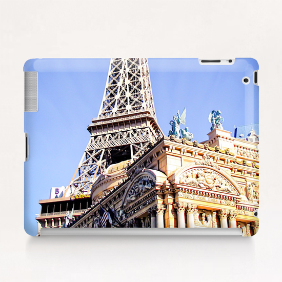 Eiffel tower at Las Vegas, USA with blue sky Tablet Case by Timmy333