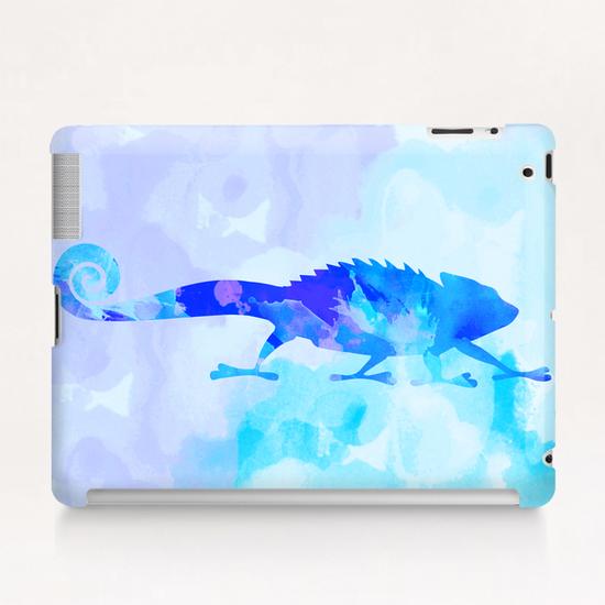 Abstract Chameleon Reptile Tablet Case by Amir Faysal