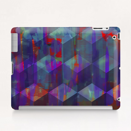 Purple Cubes Tablet Case by Vic Storia