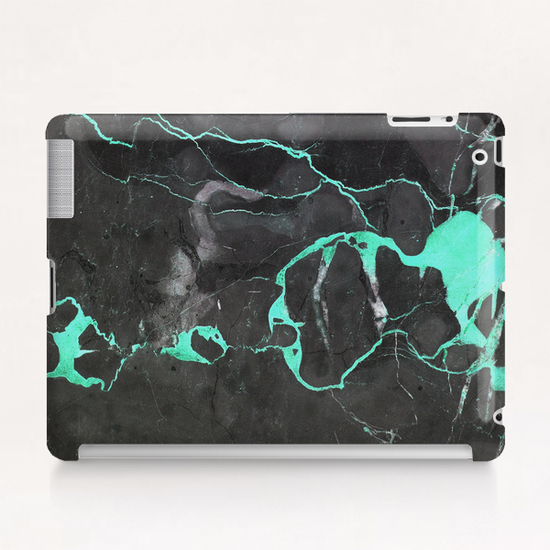 Blue and Grey Marble Tablet Case by cafelab