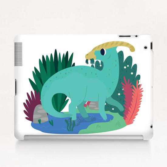 Parasaurolophus Tablet Case by Claire Jayne Stamper