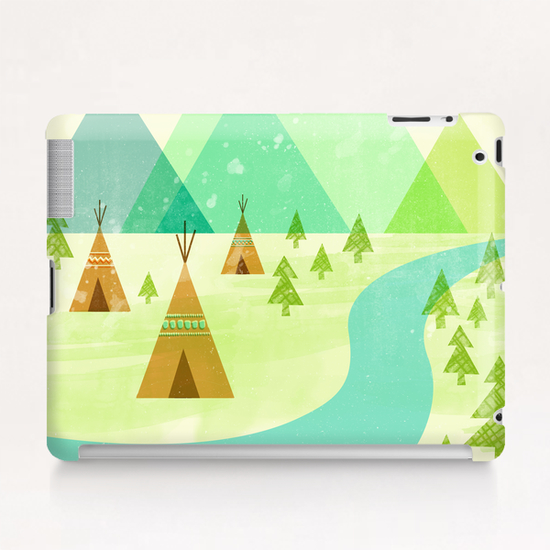 Native Lands Tablet Case by Jenny Tiffany