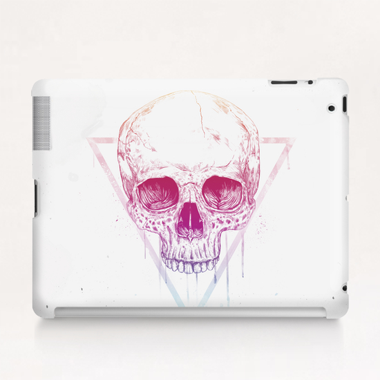 Skull in triangle Tablet Case by Balazs Solti