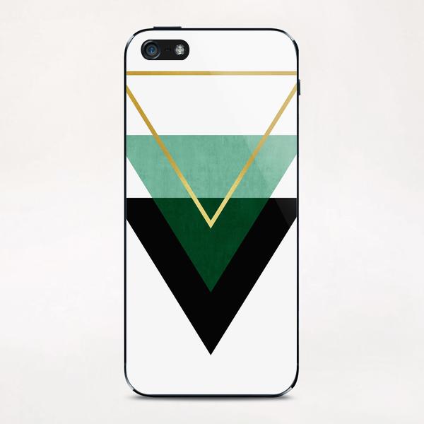 Geometric and golden art I iPhone & iPod Skin by Vitor Costa