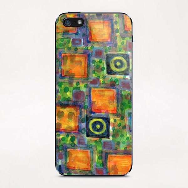 Flying Lighted Squares over Landscape  iPhone & iPod Skin by Heidi Capitaine