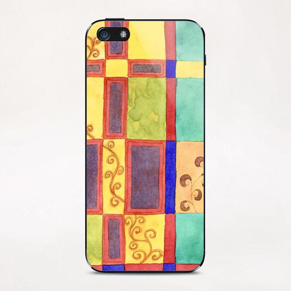 Under Water Impression in Rectangles iPhone & iPod Skin by Heidi Capitaine