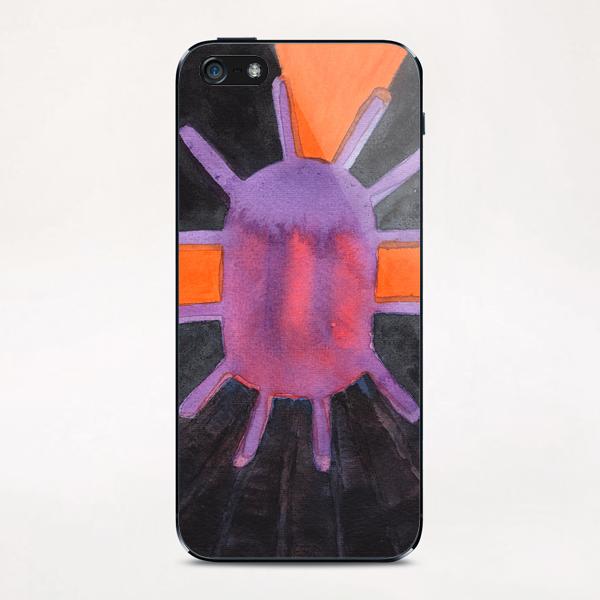 Purple Projector  iPhone & iPod Skin by Heidi Capitaine