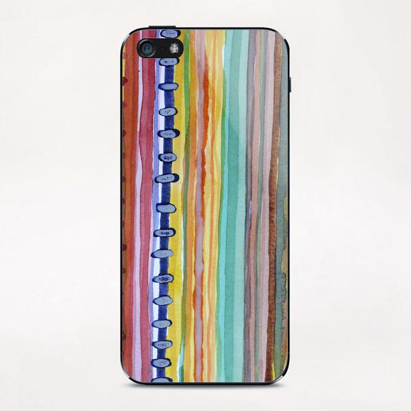 Striped Curtain iPhone & iPod Skin by Heidi Capitaine