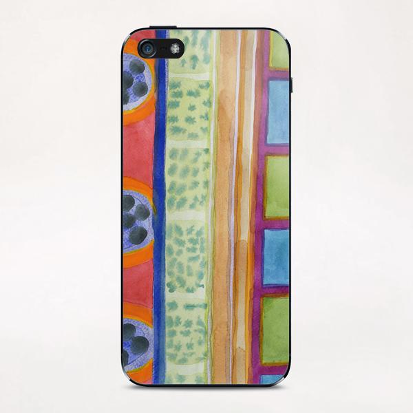 Paw Prints on the Wall  iPhone & iPod Skin by Heidi Capitaine