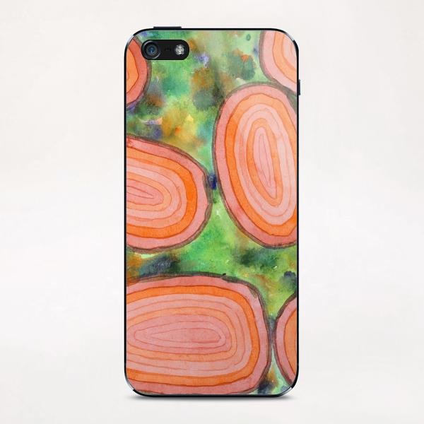 Red Islands in a Colorful World  iPhone & iPod Skin by Heidi Capitaine