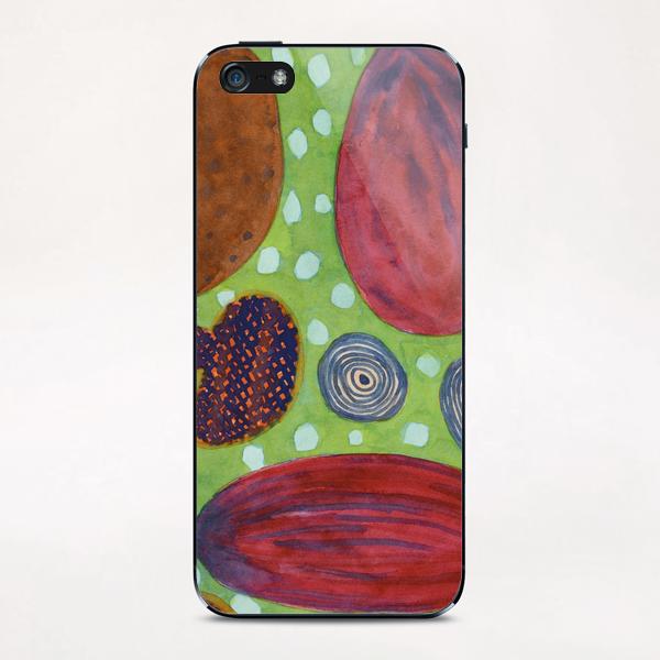 Still Life Pattern with Onions  iPhone & iPod Skin by Heidi Capitaine