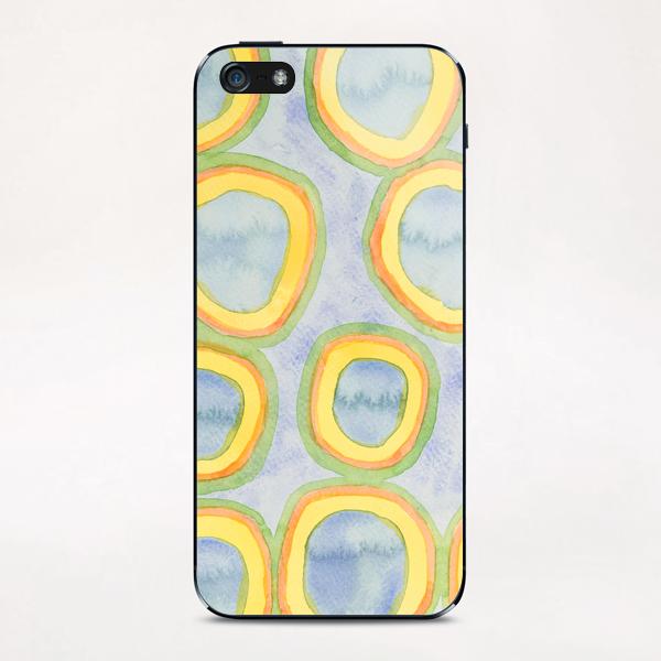 Filled Rainbow Circles iPhone & iPod Skin by Heidi Capitaine