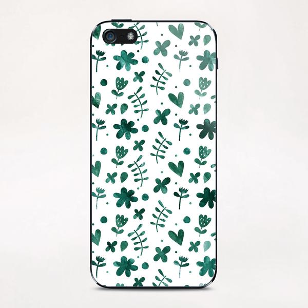 LOVELY FLORAL PATTERN #8 iPhone & iPod Skin by Amir Faysal