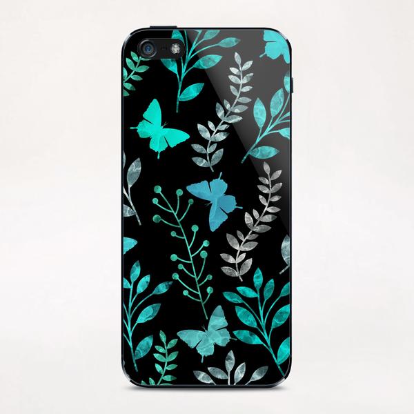 Floral and Butterfly iPhone & iPod Skin by Amir Faysal