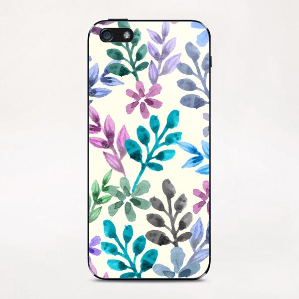 Watercolor Floral X 0.2 iPhone & iPod Skin by Amir Faysal