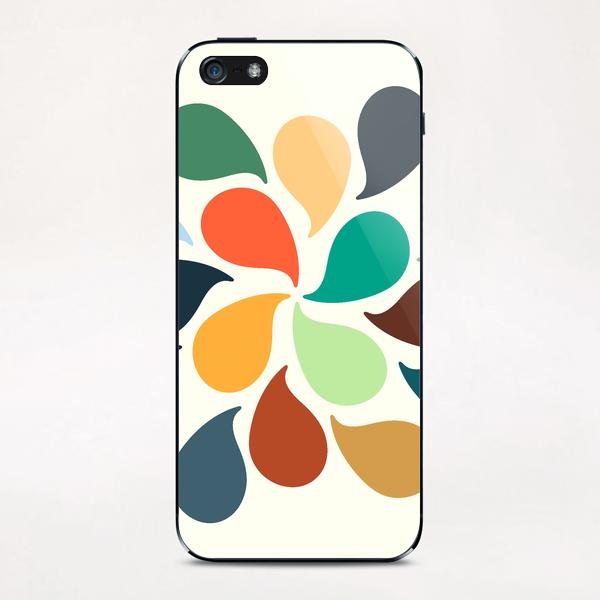 Colorful Water Drops iPhone & iPod Skin by Amir Faysal