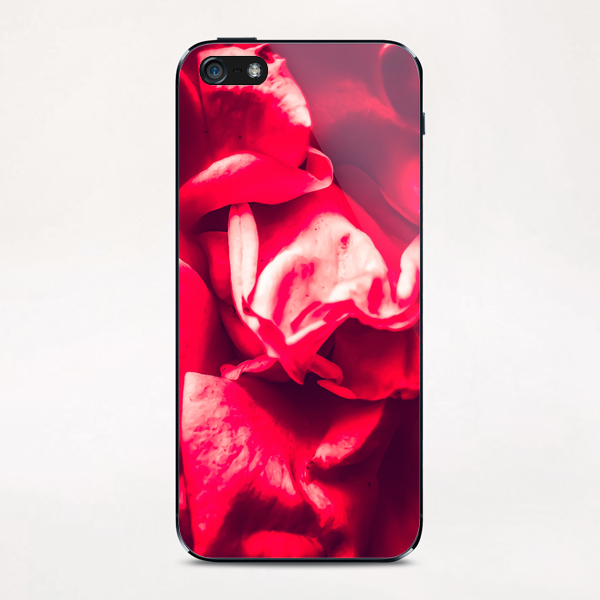 red rose background iPhone & iPod Skin by Timmy333