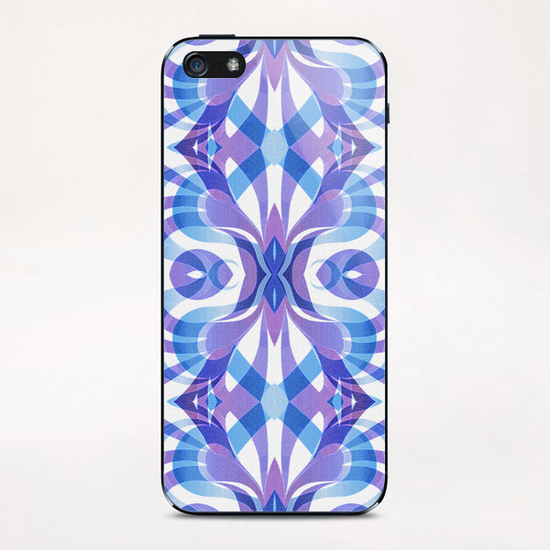 Floral Geometric Abstract G5 iPhone & iPod Skin by MedusArt