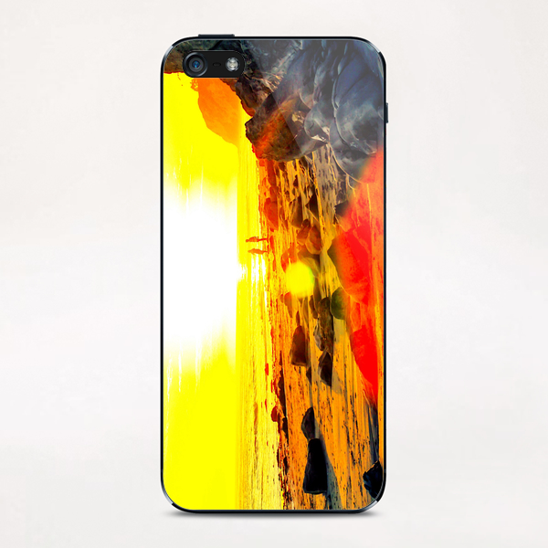 summer beach sunset in California, USA iPhone & iPod Skin by Timmy333