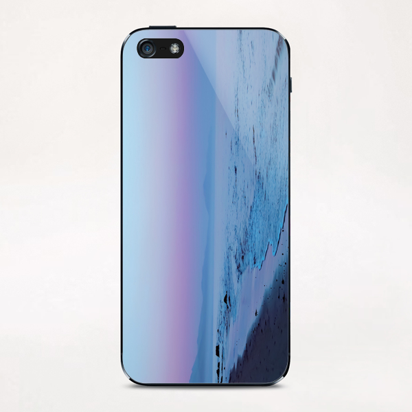 vintage sunset sky at the beach iPhone & iPod Skin by Timmy333