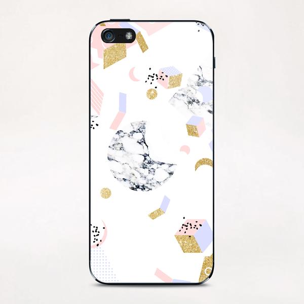 Marble Moon Abstraction iPhone & iPod Skin by Uma Gokhale