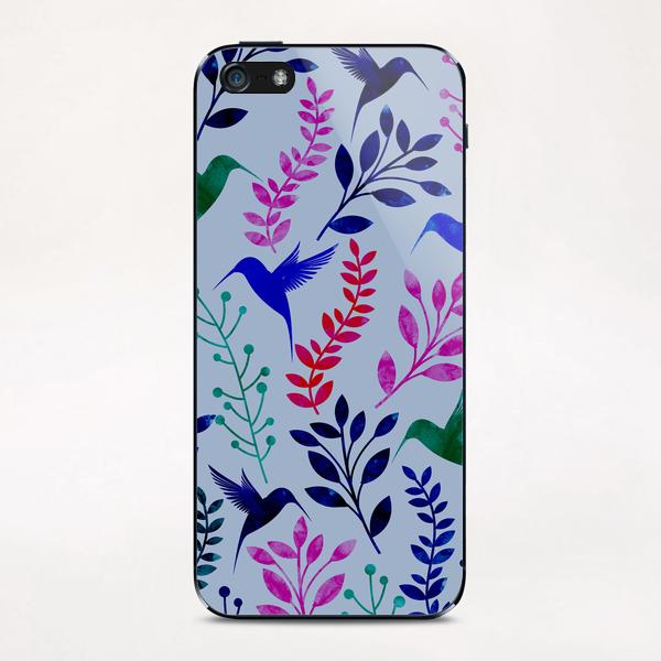 Floral And Birds II iPhone & iPod Skin by Amir Faysal