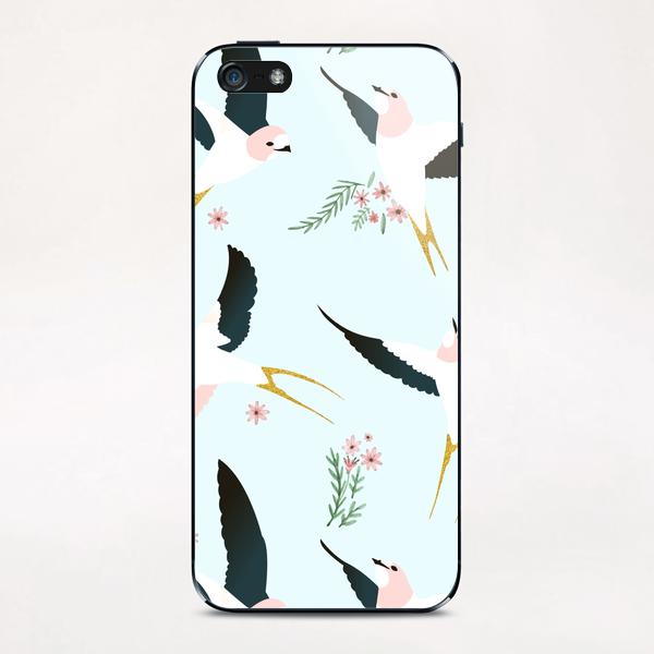 Birds iPhone & iPod Skin by Uma Gokhale