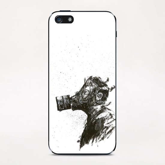 Gas Mask iPhone & iPod Skin by Aaron Morgan